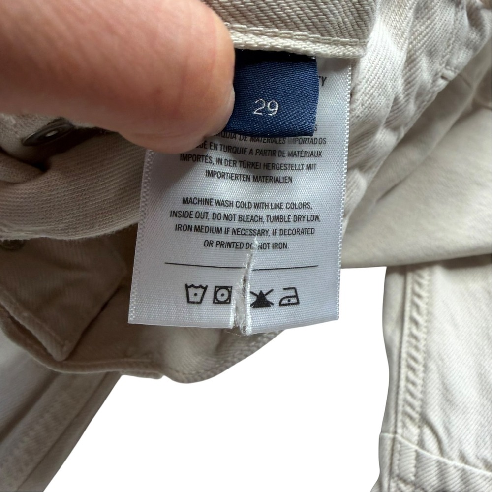 CITIZENS OF HUMANITY Miro Jeans Beige Almondette Wide Leg Women's Size 29 FLAWED - Picture 8 of 14